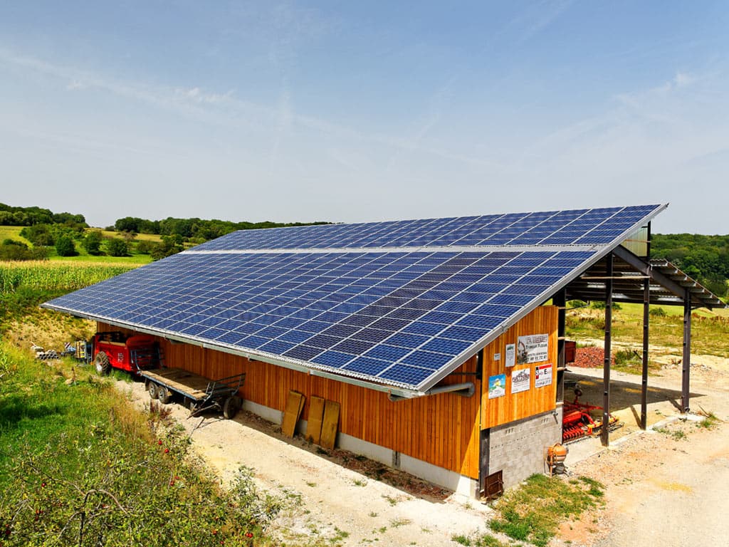 Photovoltaïque sur bâtiment agricole à Hagenthal
