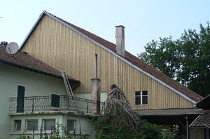 Bardage bois dans le cadre d'une rénovation